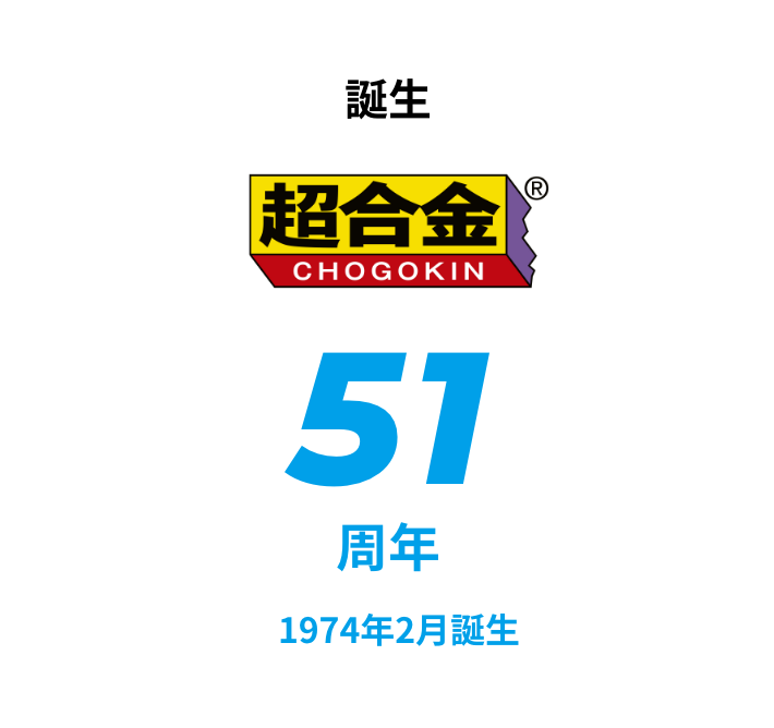 誕生 超合金 50周年 1974年2月誕生