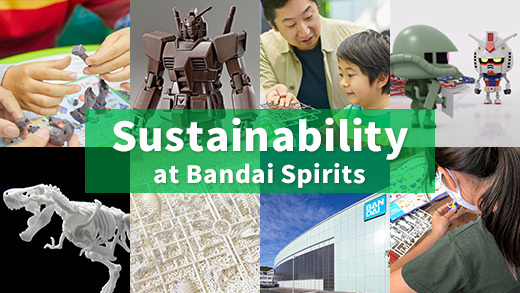 Sustainability at Bandai Spirits