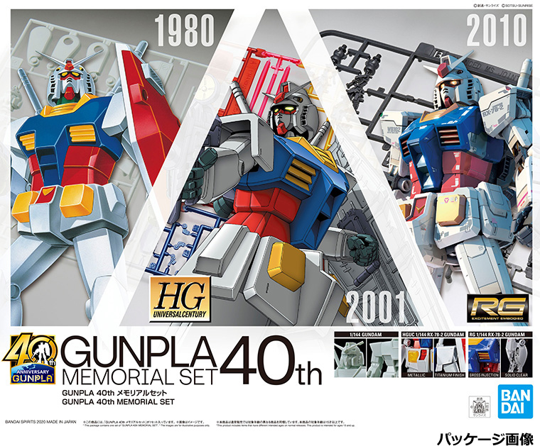 【イベント限定】GUNPLA 40th メモリアルセット