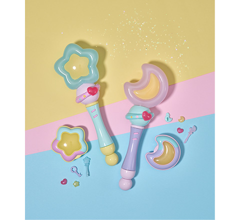 『PROPLICA スタットネオネオン&ガラスのハートほうぷパクトセット』『PROPLICA ムーントネオネオン＆ガラスのハートどりむパクトセット』