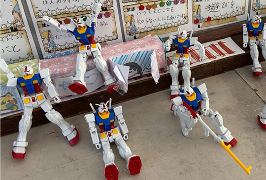 完成したガンダム