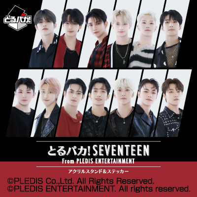 とるパカ！ SEVENTEEN From PLEDIS ENTERTAINMENT アクリルスタンド&ステッカー