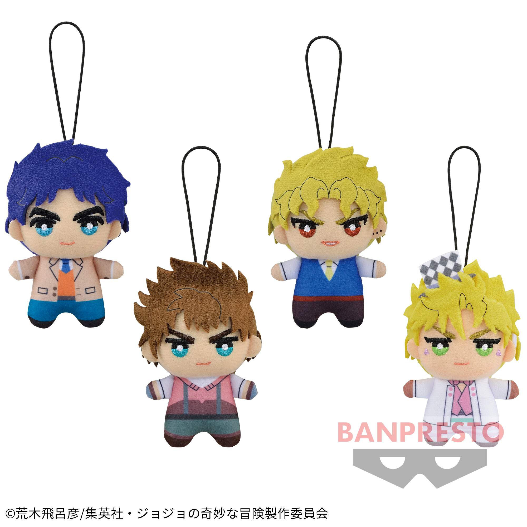 ジョジョの奇妙な冒険　黄金の風　ちみっともぬいvol.3 全４種　ナムコ限定 ジョジョの奇妙な冒険 黄金の風 ちみっともぬい vol.3・4 コンプ