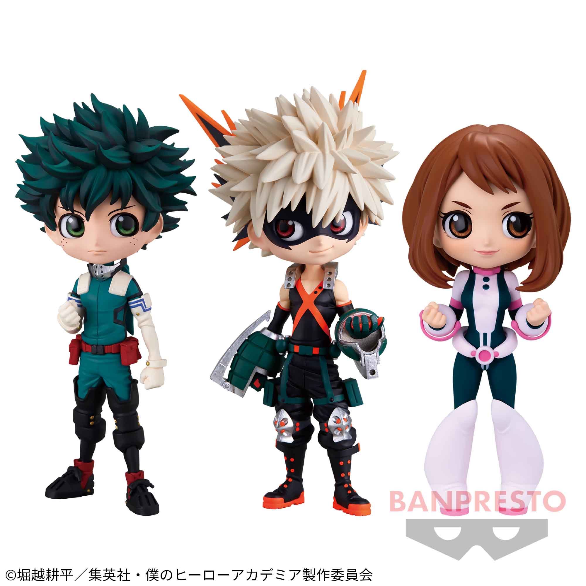 僕のヒーローアカデミア Q posket-緑谷出久＆爆豪勝己＆麗日お茶子 