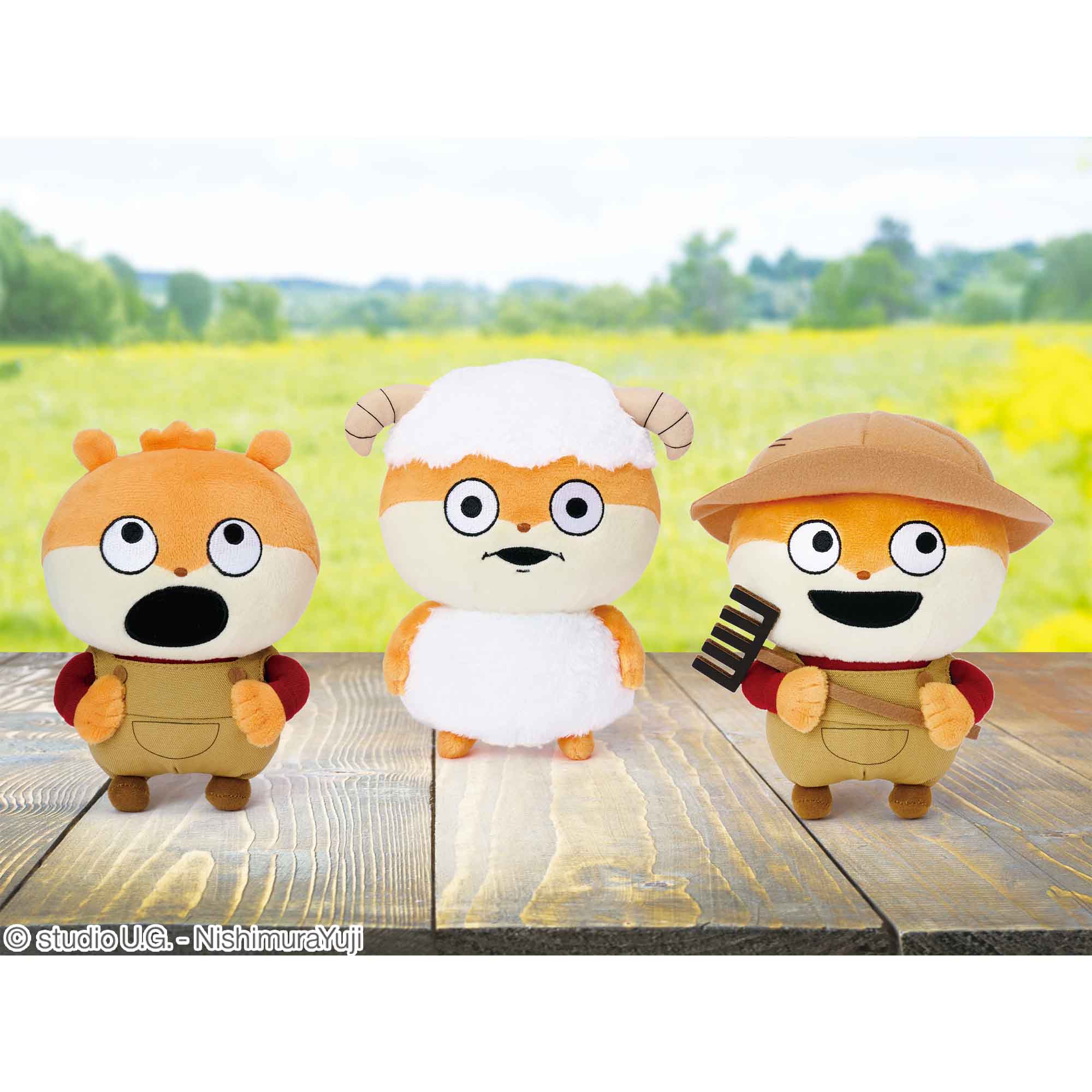 にしむらゆうじ作品 ぬいぐるみ～牧場こねずみ～│株式会社BANDAI 