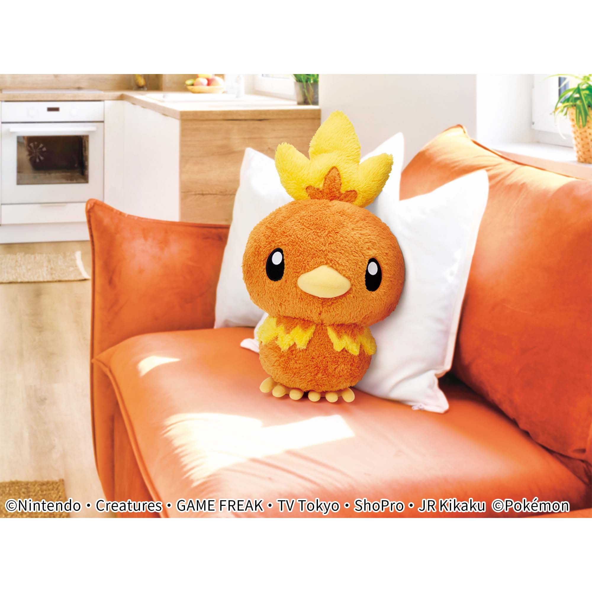 ポケットモンスター ほっこりいやされ めちゃでかぬいぐるみ～アチャモ 