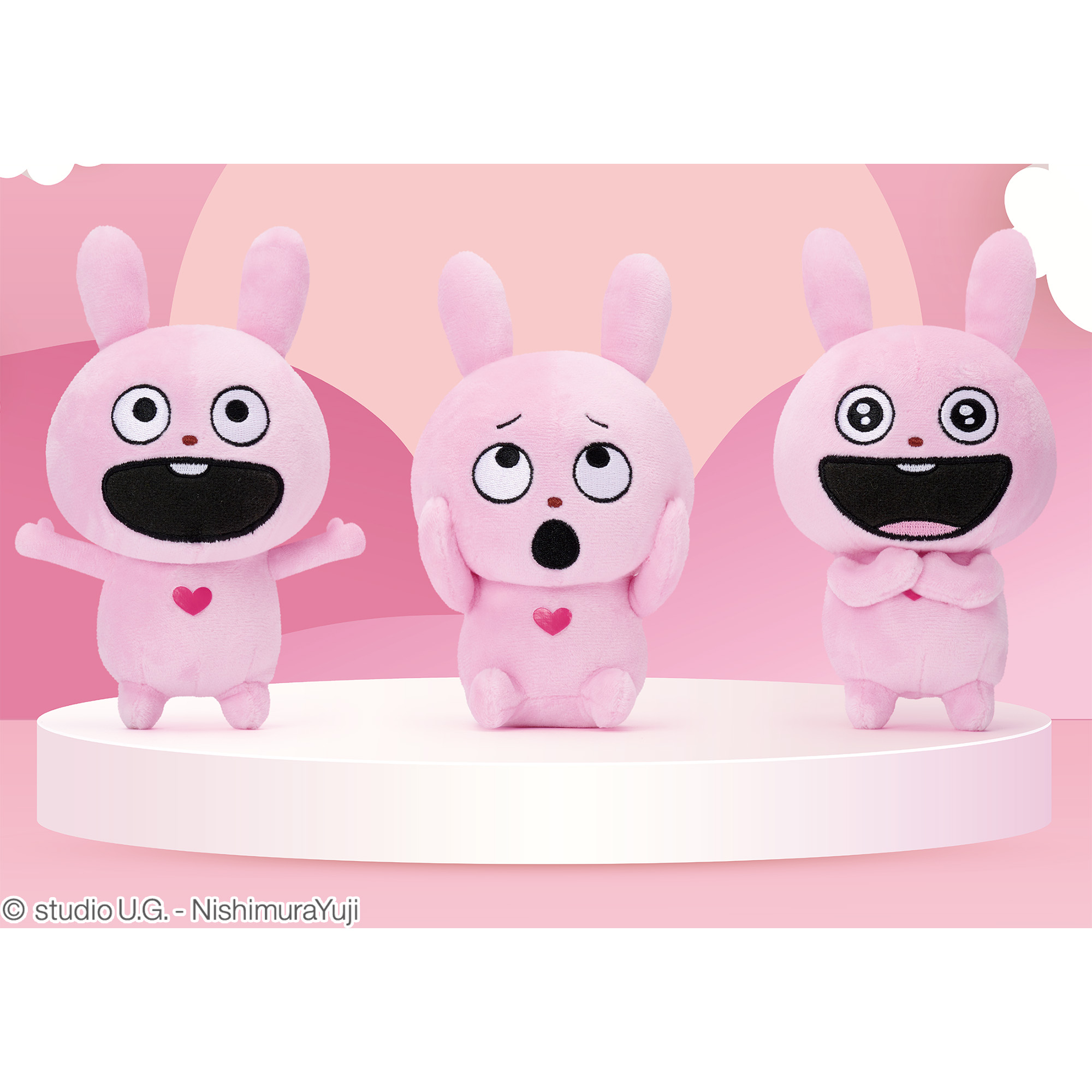 にしむらゆうじ作品 カバンに付けられるぬいぐるみ～ラブラビット 