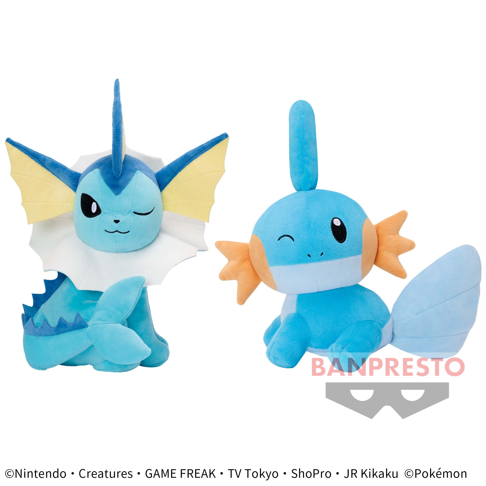 ポケットモンスター ほぺぴた でっかいぬいぐるみ～シャワーズ 