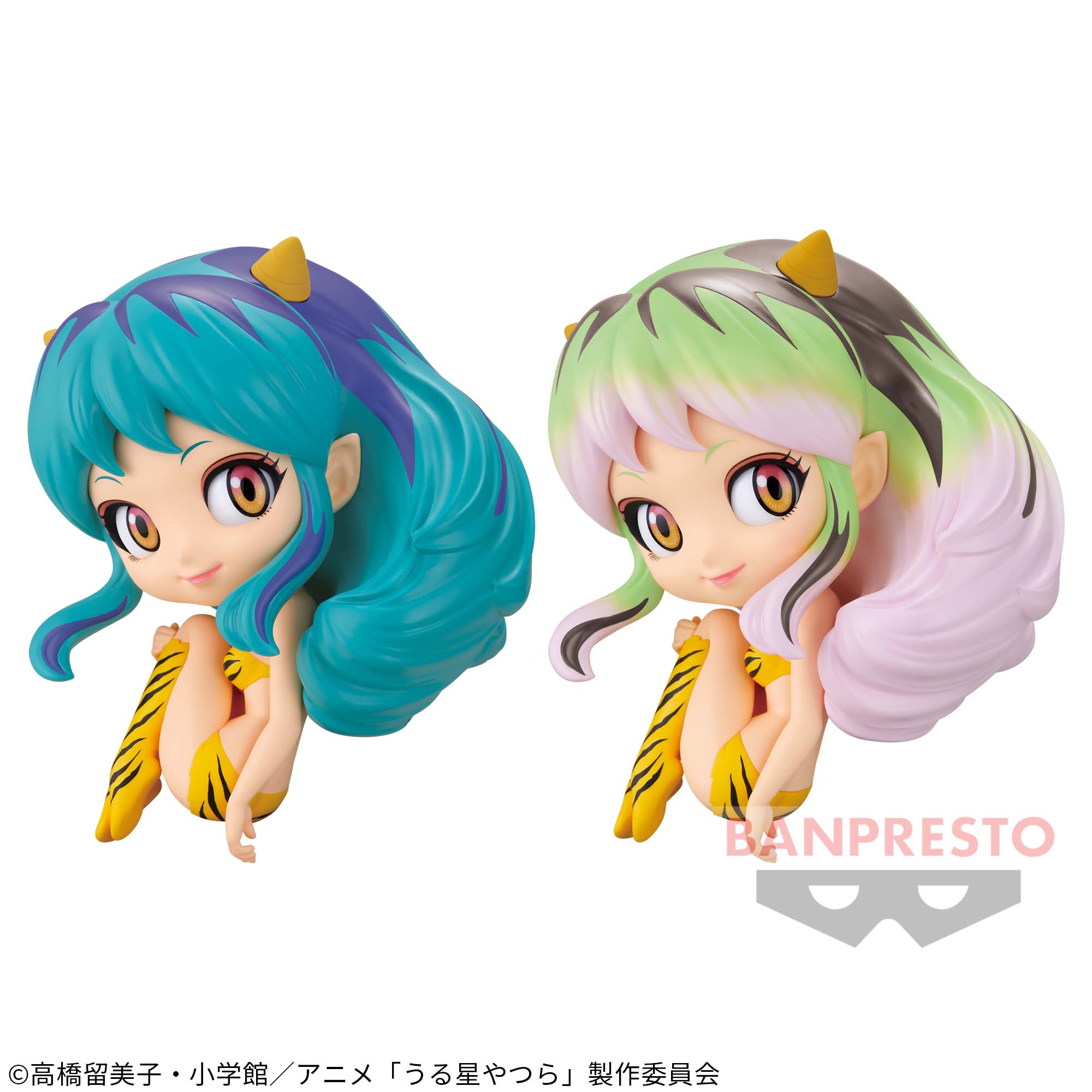 Qposket★ラム -LUM-★Q posket★うる星やつら★ノーマルカラー＆レアカラー★通常カラー＆特別カラー★2種まとめて♪ 送料無料 うる星やつらアニメver. Q posket LUM 制服ver 単品 ラム レアカラー フィギュア キューポス キューポスケット アニメ  キャラ プライズ バンプレスト グッズ 模型 おもちゃ | ミックス　店