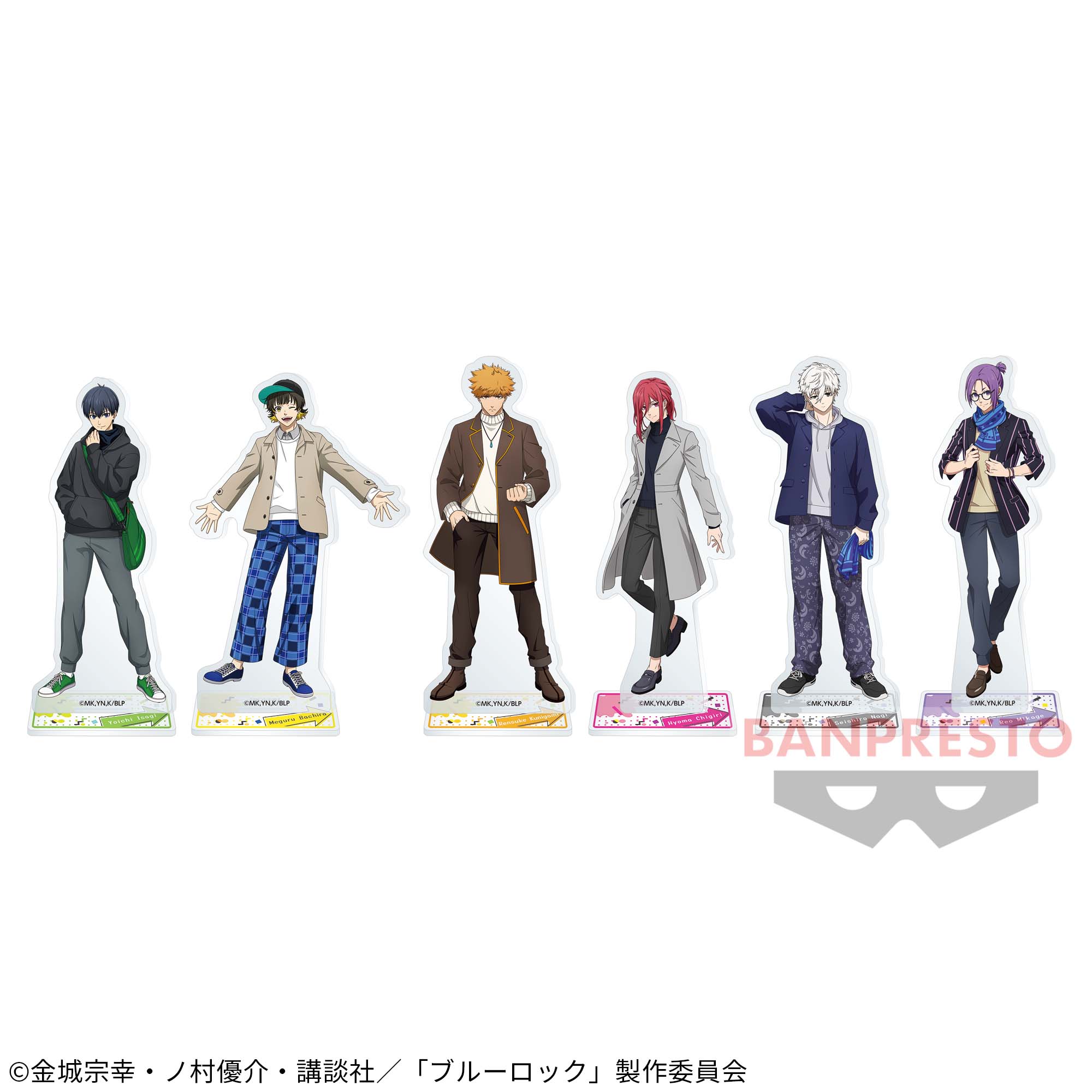 【潔世一・凪誠士郎】ナムコ限定 ブルーロック アクリルスタンド全４種 A ， B ブルーロック アクリルスタンド 4種セット sweets flavor ナムコ