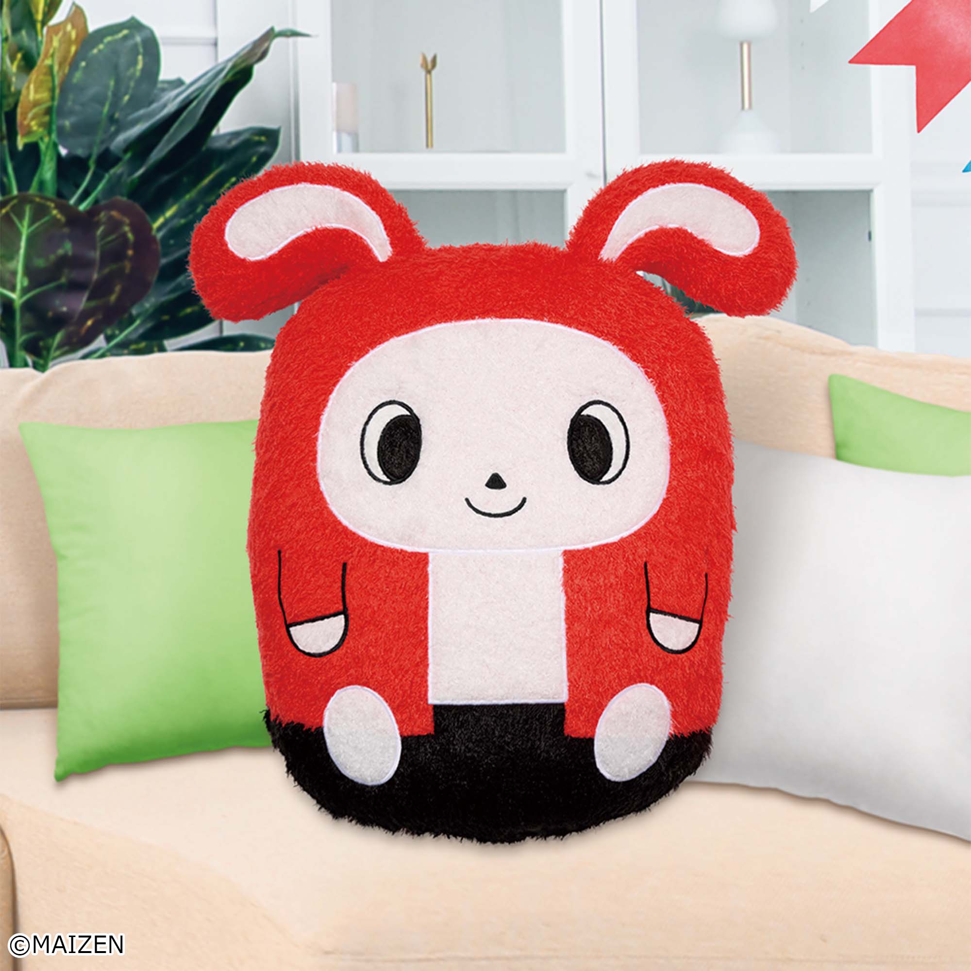 まいぜんシスターズ めちゃでかぬいぐるみクッションぜんいち│株式 