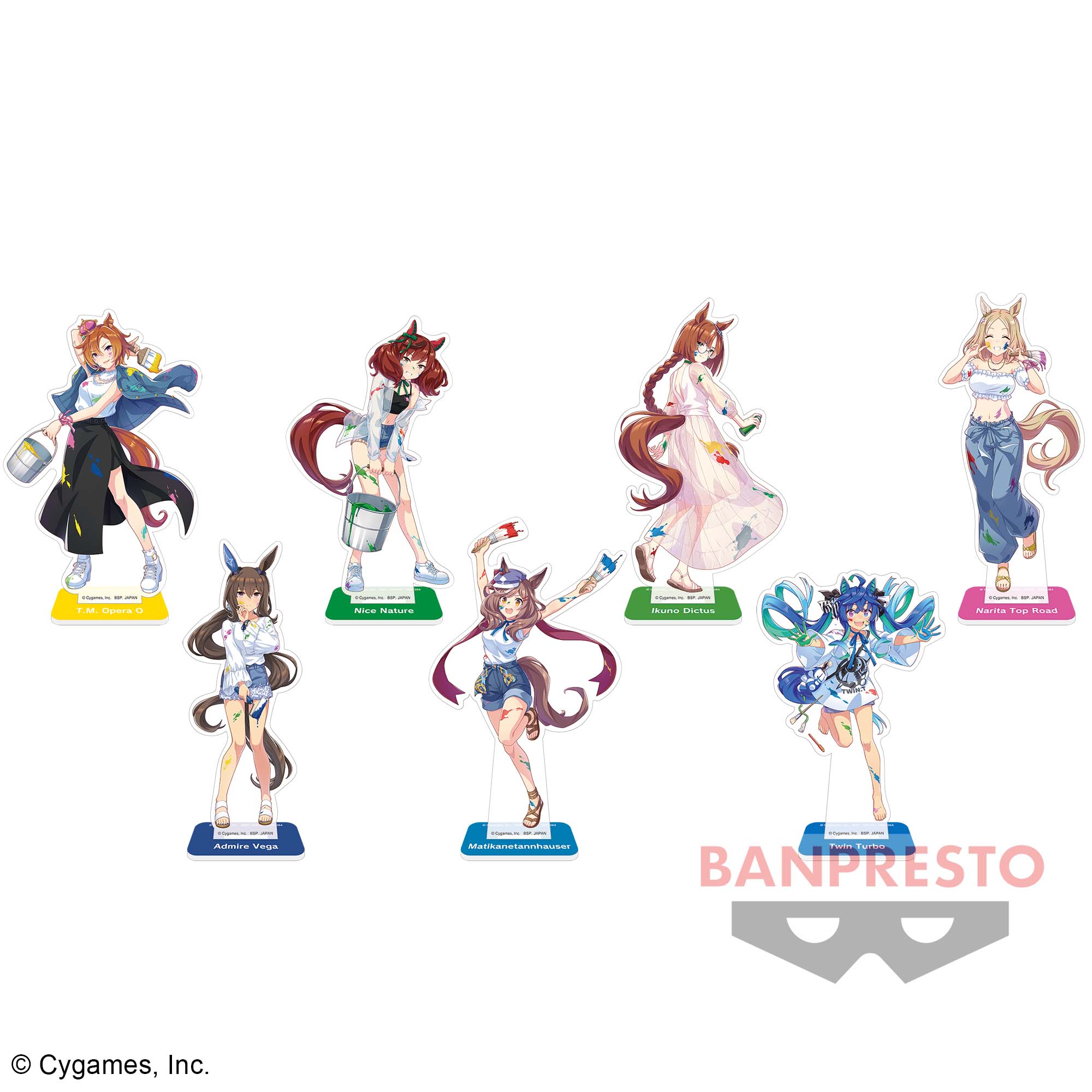 ウマ娘 プリティーダービー スタンド付きビッグアクリルプレート  