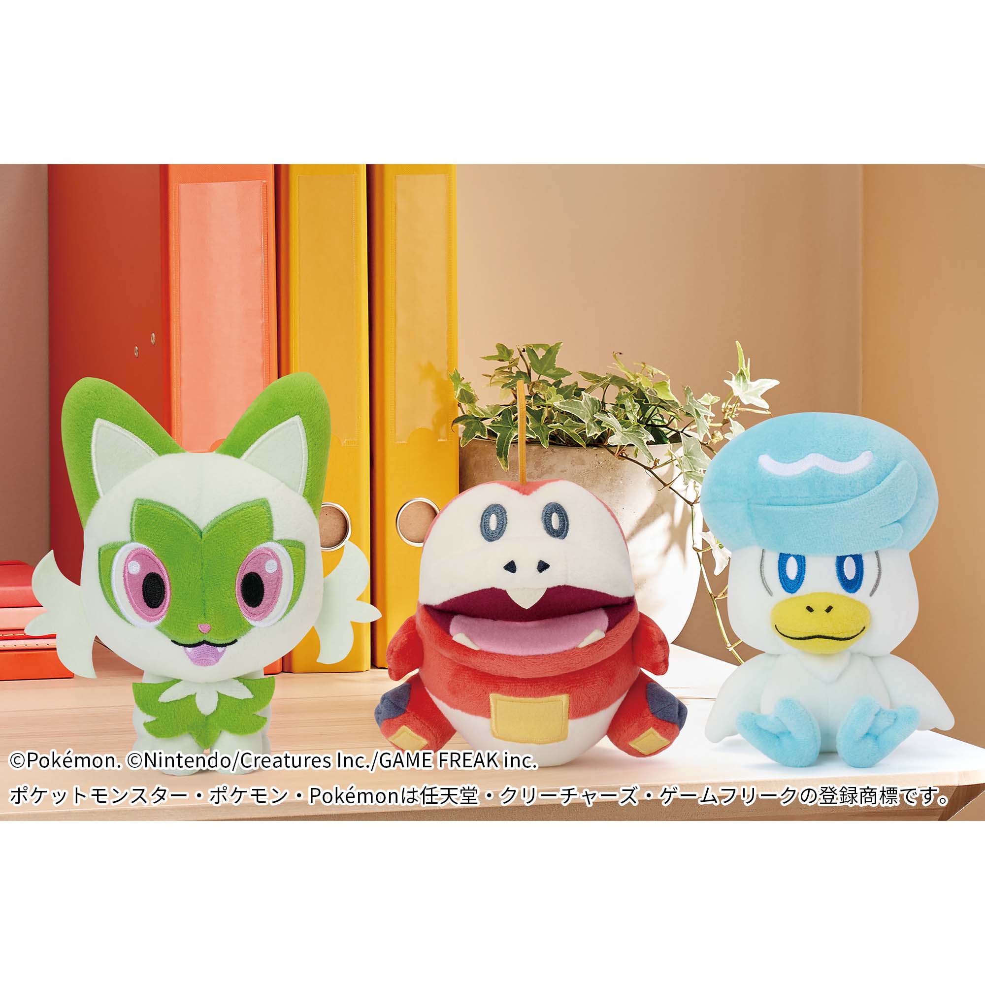ポケットモンスター コロっとまんまるぬいぐるみ～ニャオハ・ホゲータ 