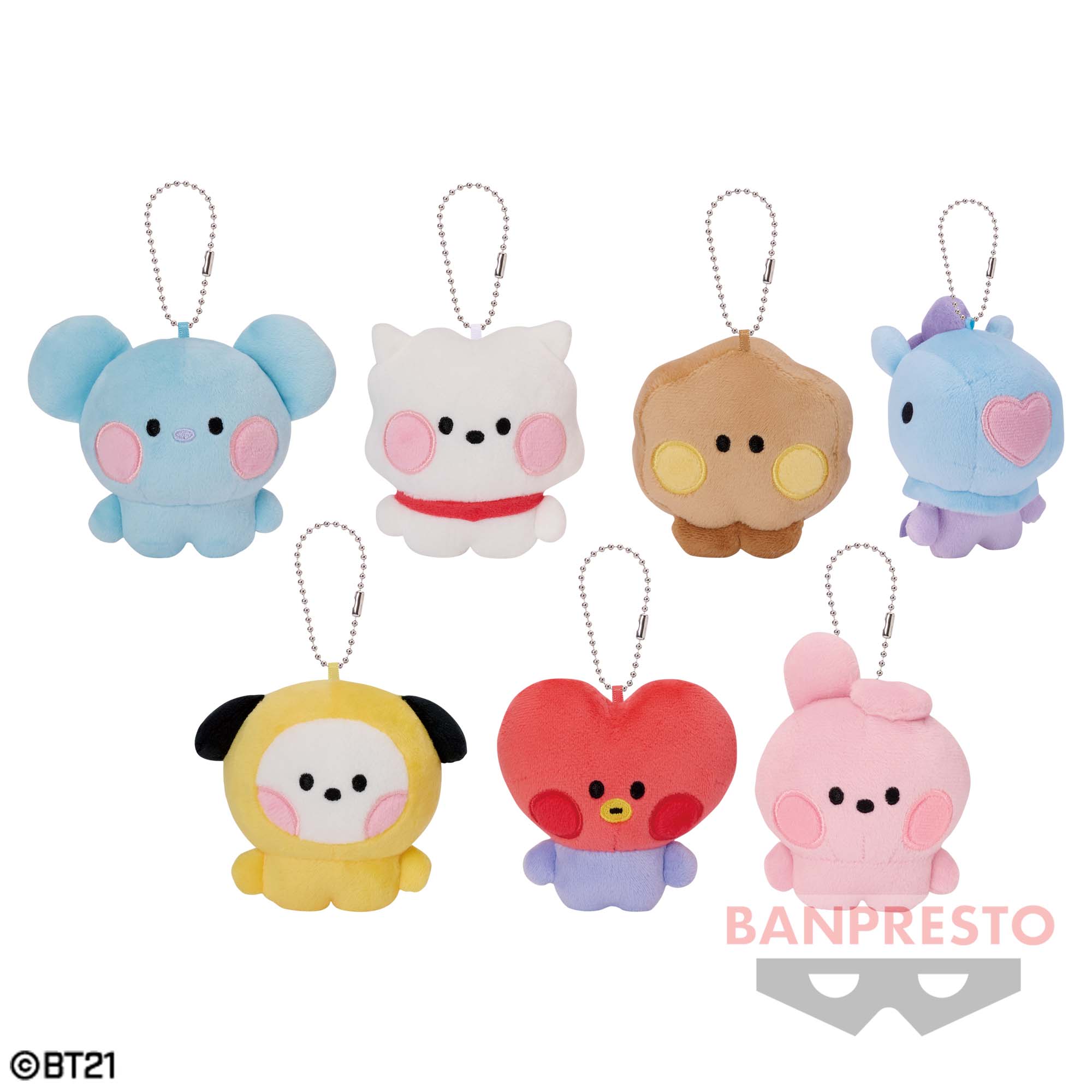 BT21 ボールチェーン付きぬいぐるみ～MY LITTLE BUDDY～│株式会社 