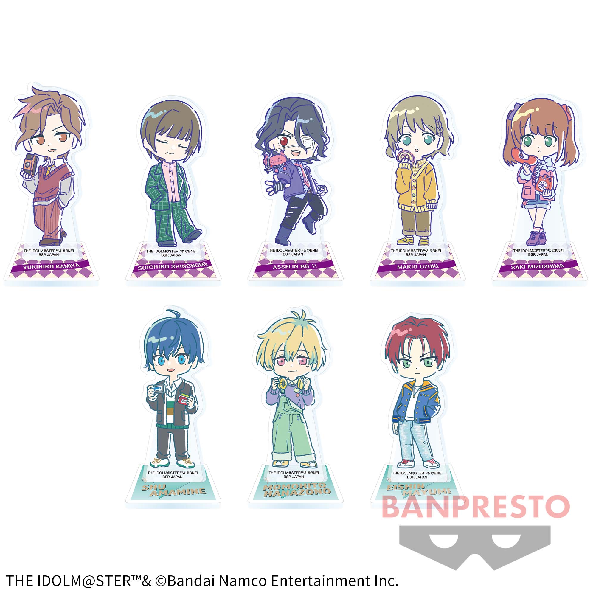 アイドルマスター SideM のすたるぽっぷ スタンド付きアクリルプレート 
