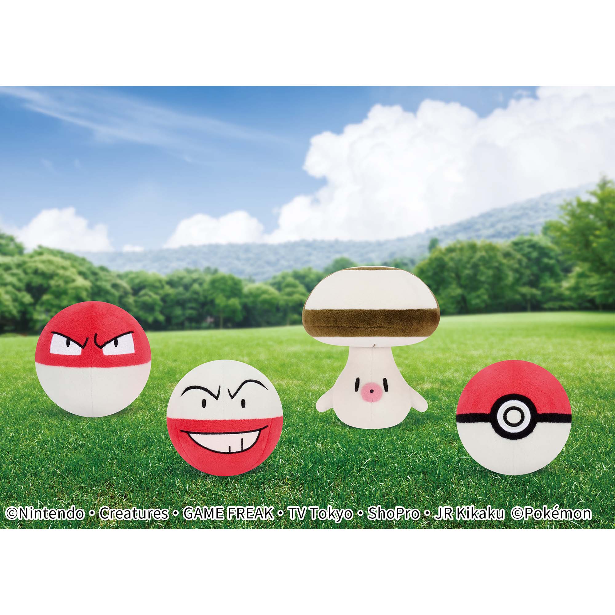 ポケットモンスター ぬいぐるみ～ビリリダマ・マルマイン・タマゲタケ 