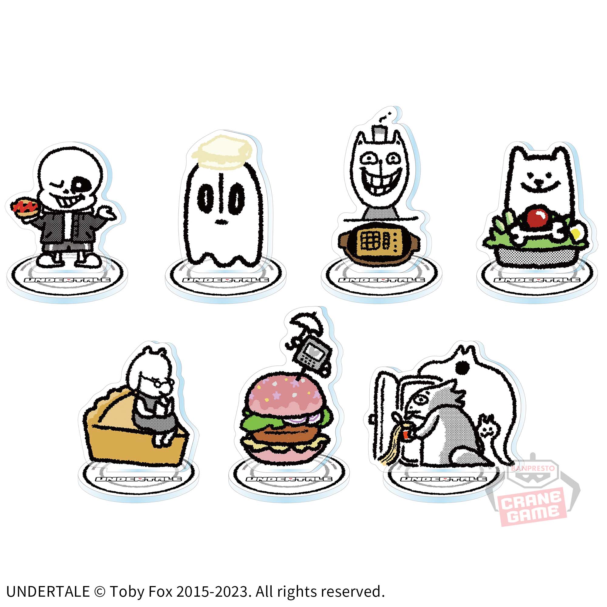 UNDERTALE スタンド付きアクリルプレート～FOOD DESIGN～vol.1│株式 