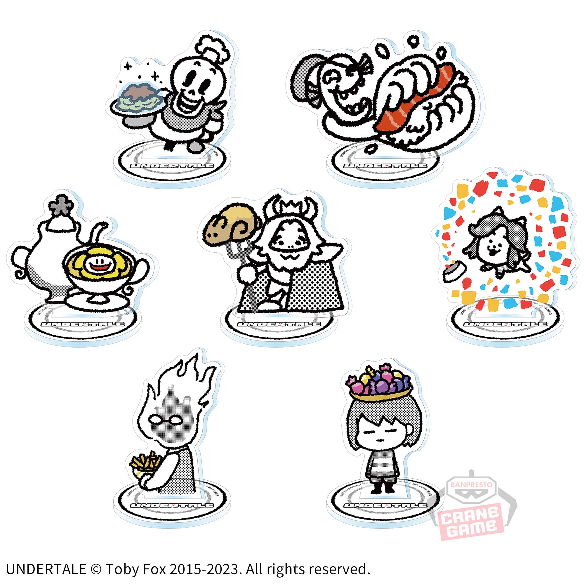 UNDERTALE スタンド付きアクリルプレート～FOOD DESIGN～vol.2│株式 