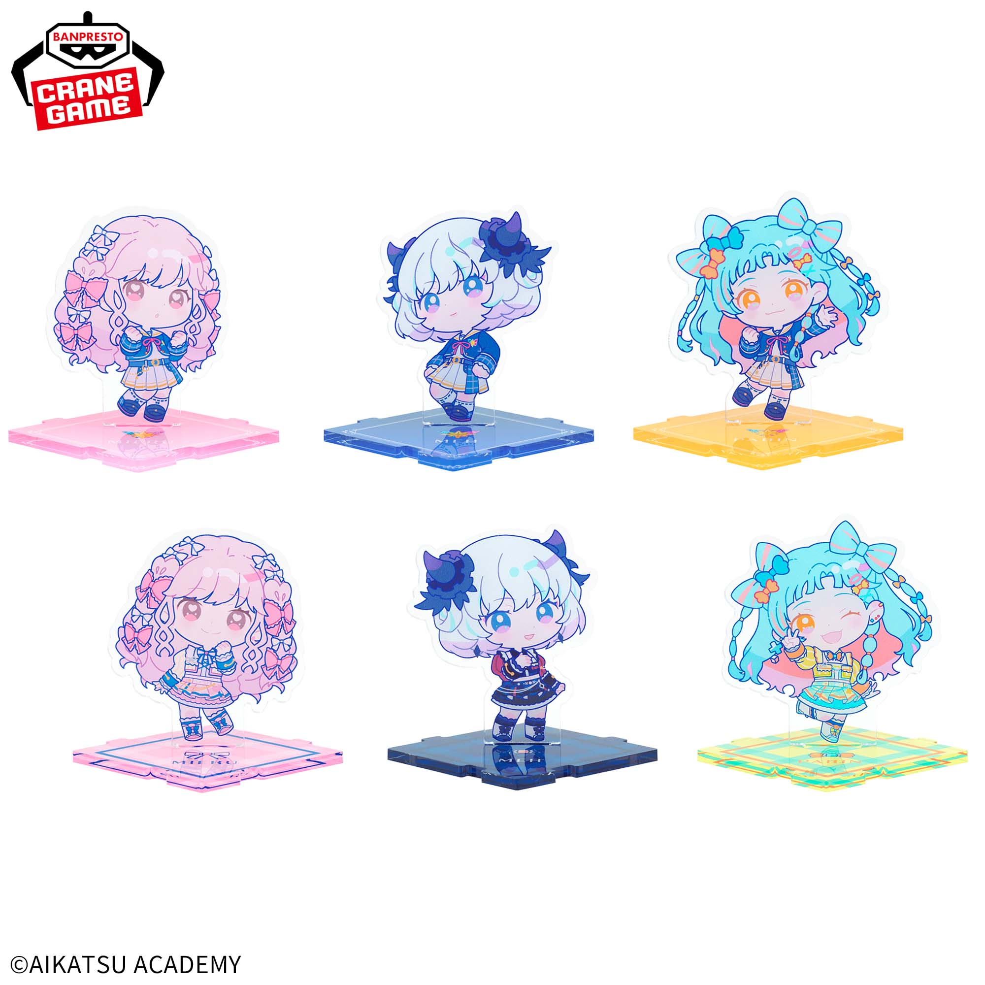 アイカツアカデミー！ スタンド付きミニアクリルプレート│株式会社 