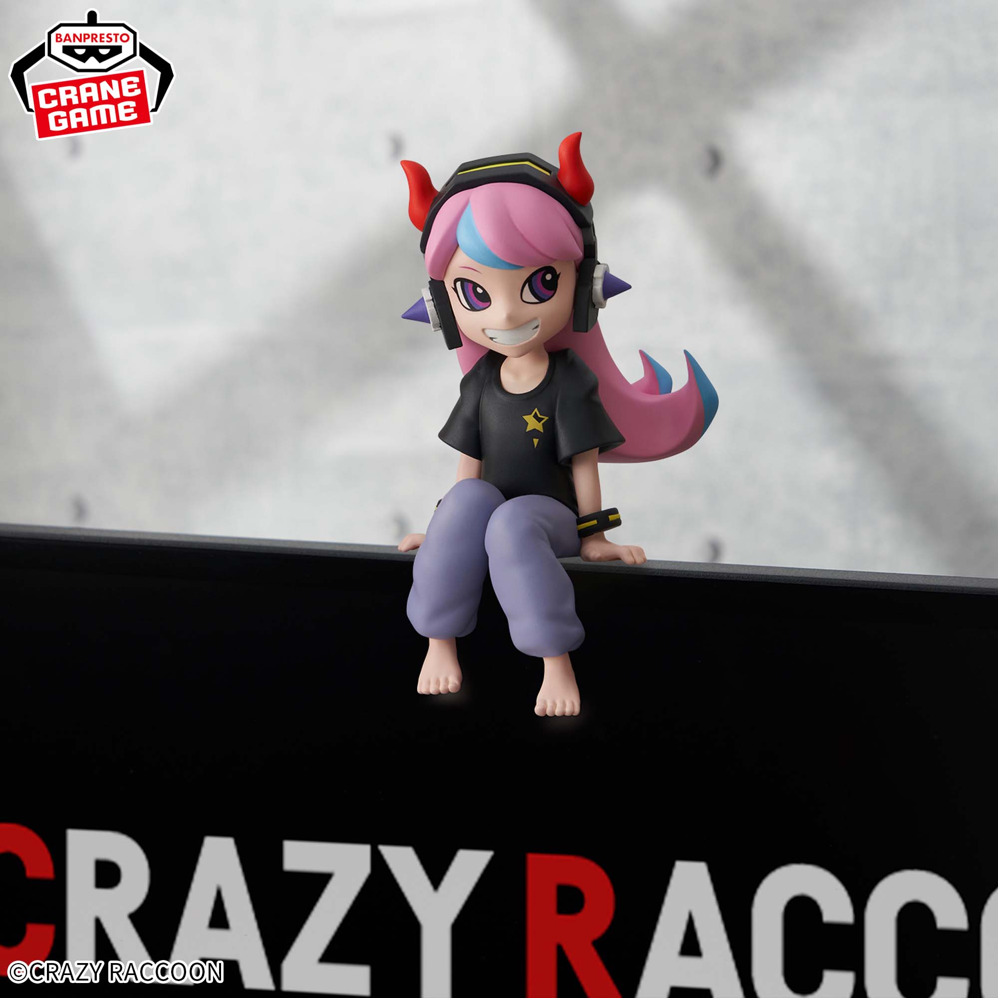 Crazy Raccoon モニタートップフィギュア　4種セット Crazy Raccoon モニタートップフィギュア-じゃすぱー-│株式会社BANDAI