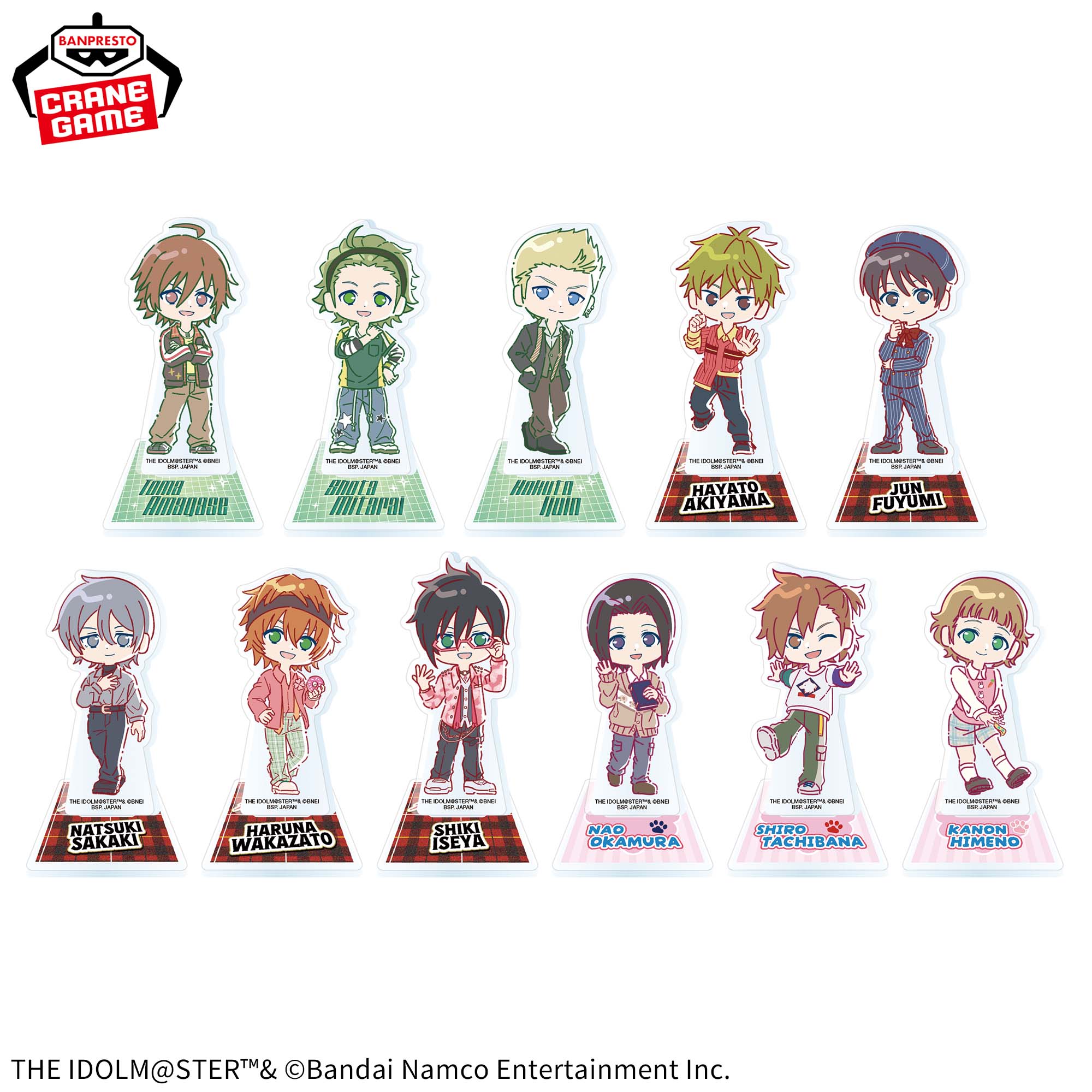 アイドルマスター SideM のすたるぽっぷ スタンド付きアクリルプレート 