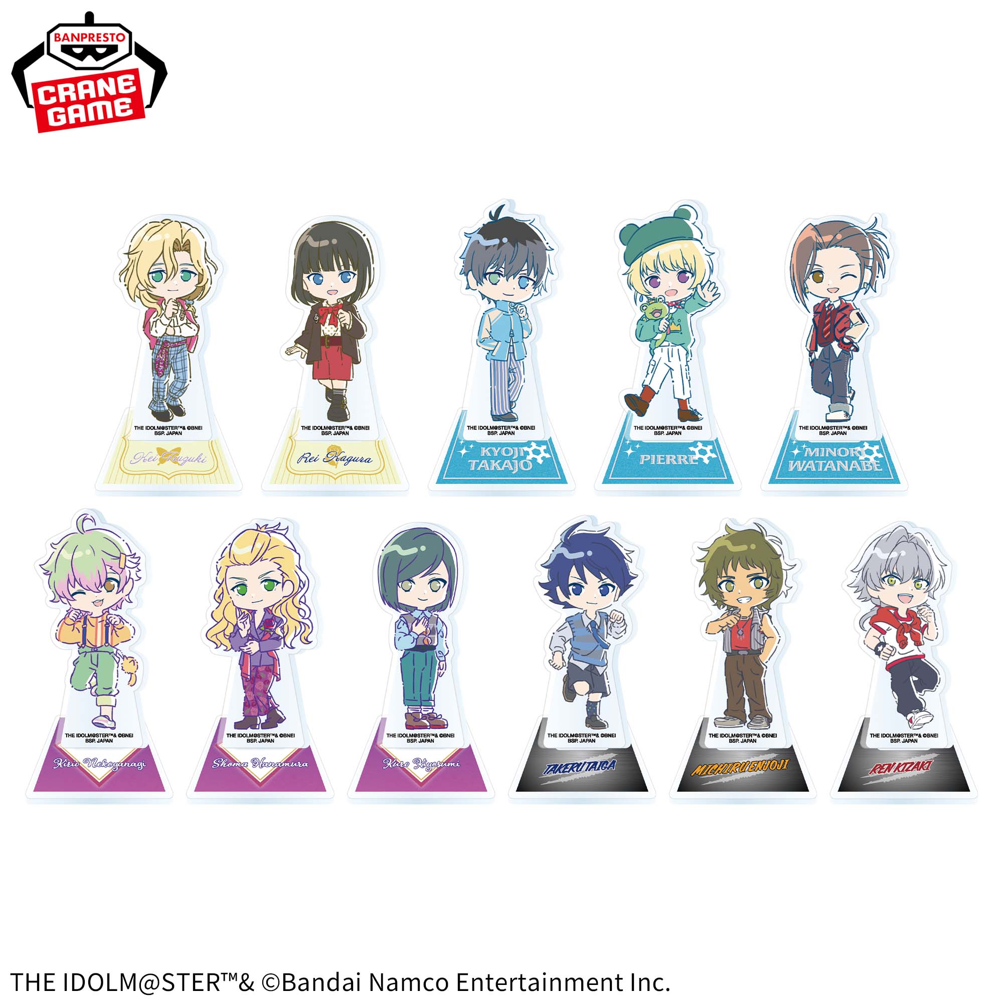 アイドルマスター SideM のすたるぽっぷ スタンド付きアクリルプレート 
