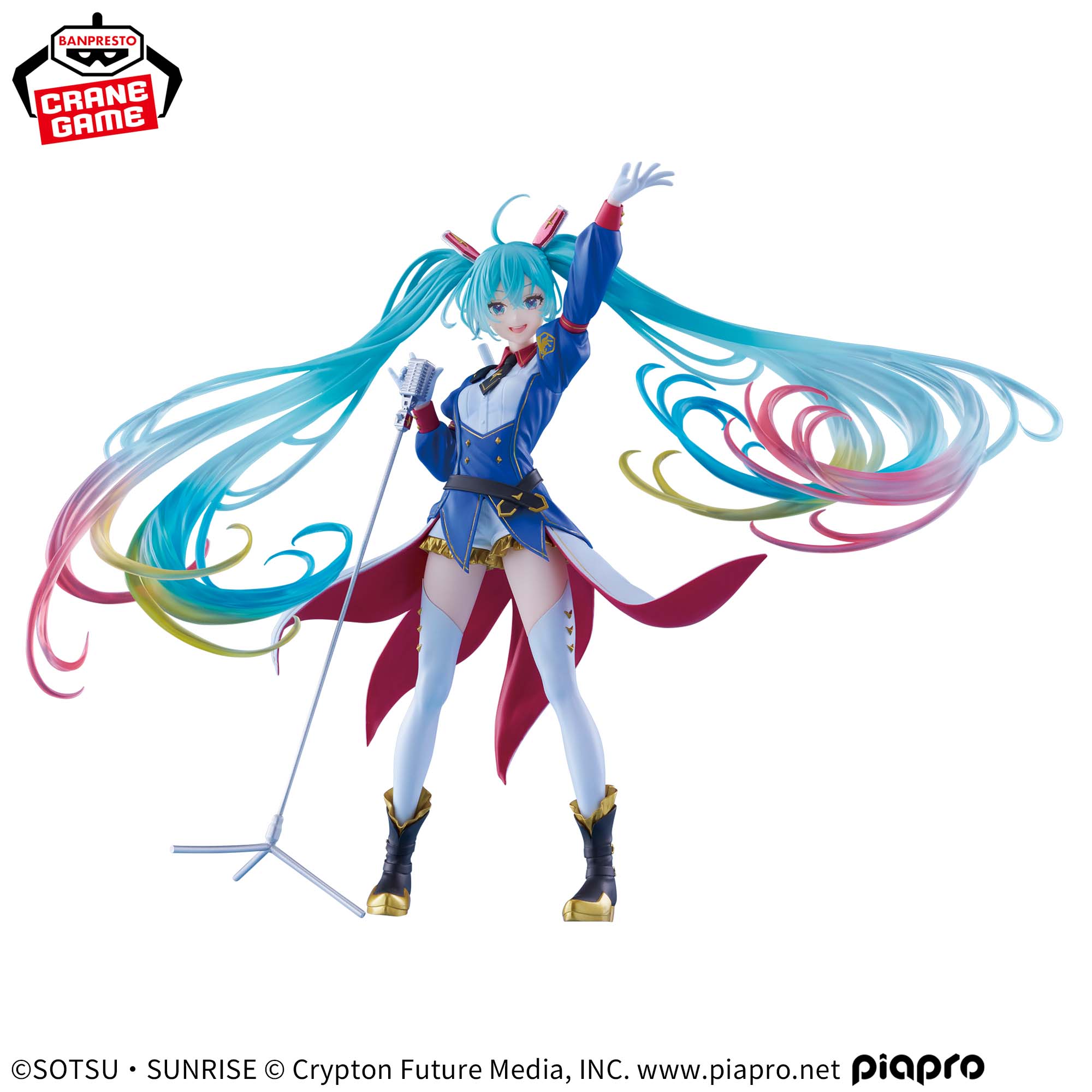 ガンダム45周年×初音ミク ガンダム 初音 ミク フィギュア BANPRESTO EVOLVE-GUNDAM Collaboration