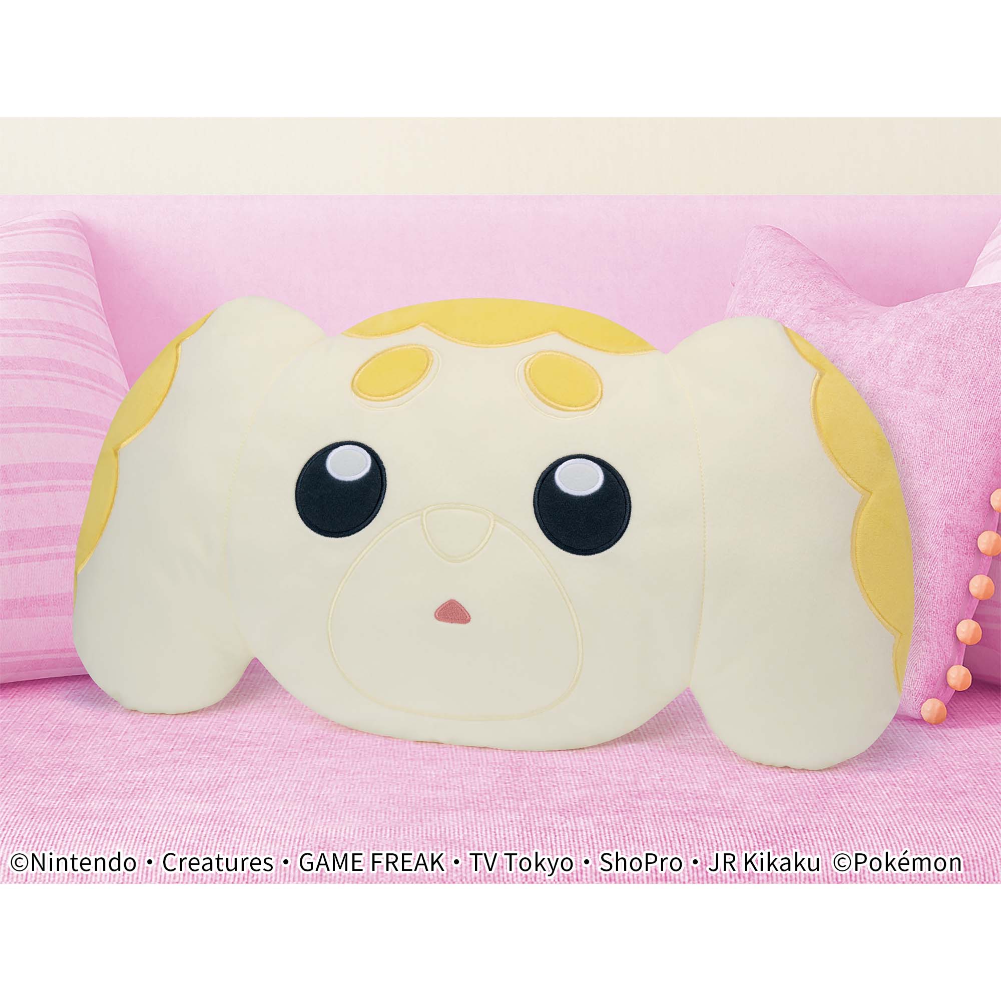 ポケットモンスター 顔型ぬいぐるみクッション~パピモッチ~│株式 ポケットモンスター 顔型ぬいぐるみクッション~パピモッチ~│株式