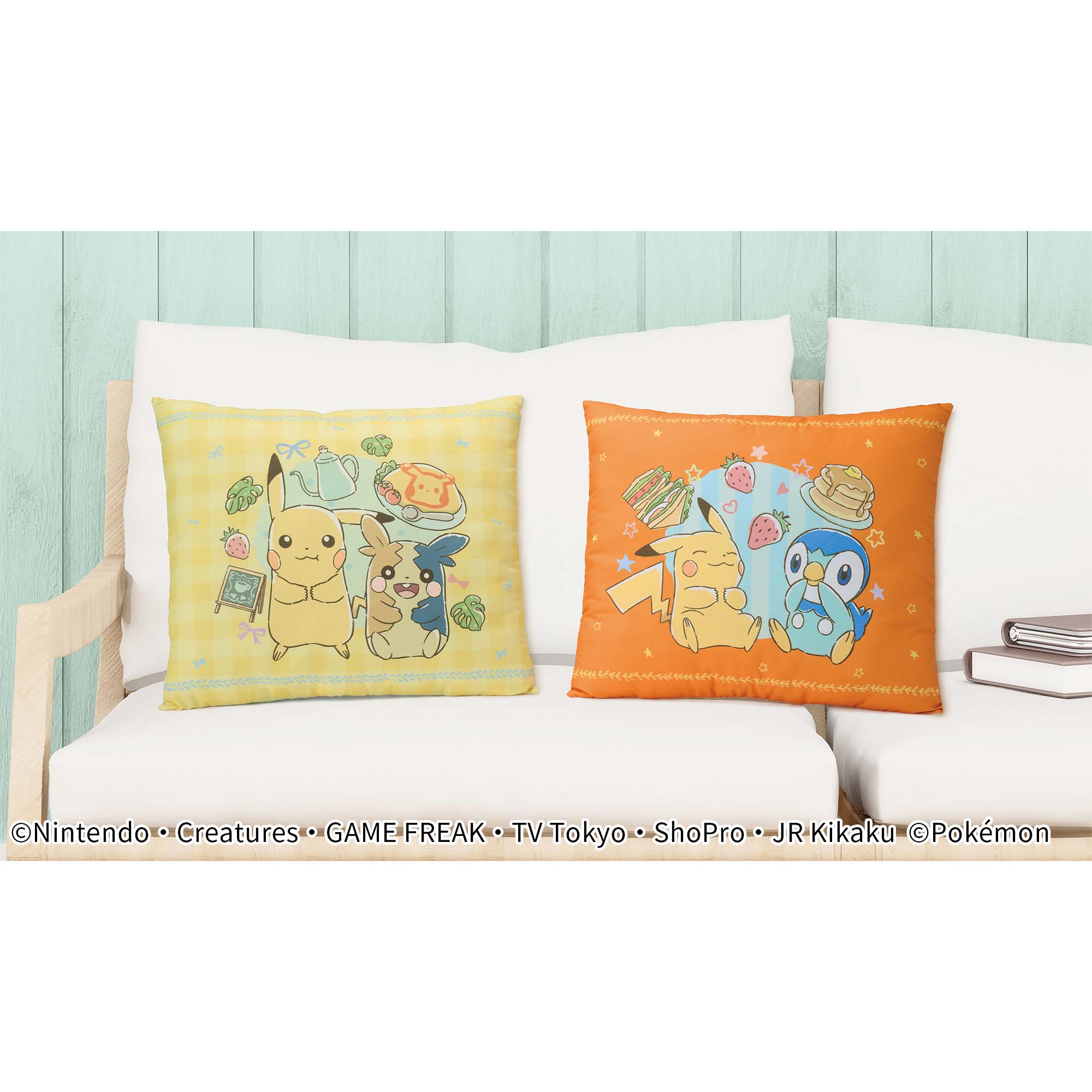 ポケットモンスター プリントクッション「Cafe Art」