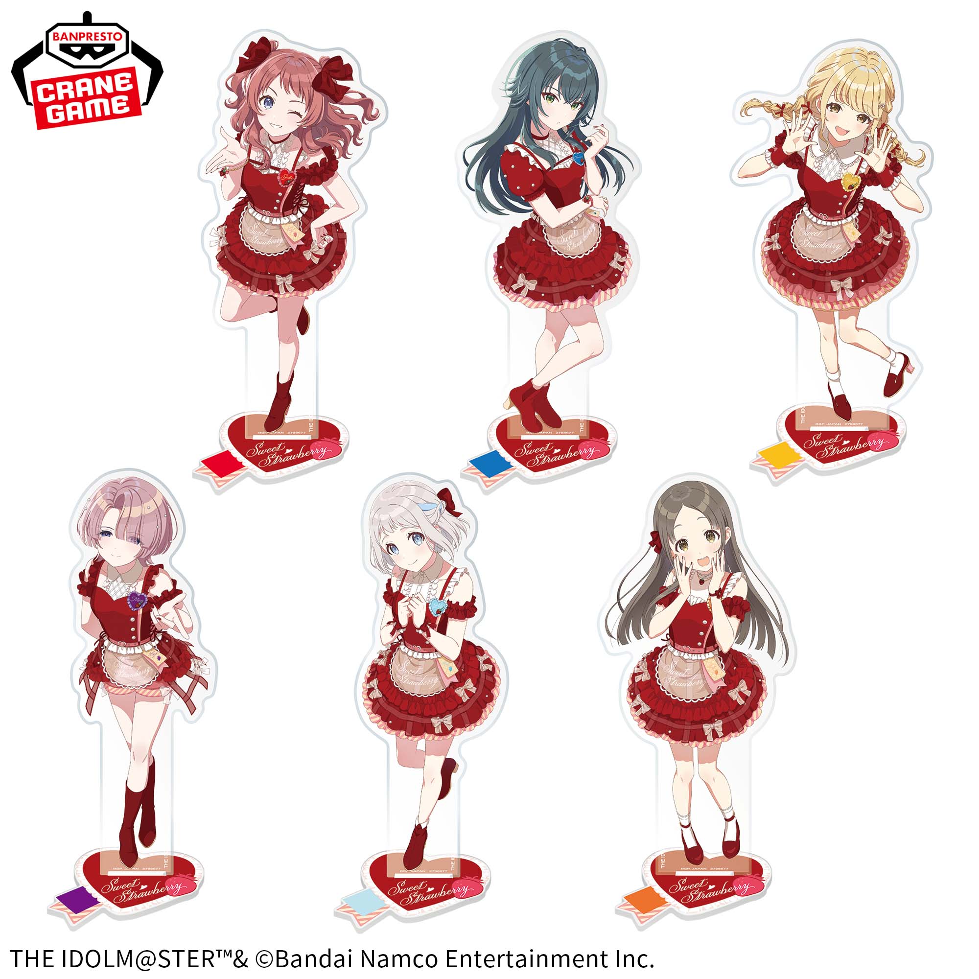 学園アイドルマスター スタンド付きビッグアクリルプレート～スウィートストロベリー～vol.1