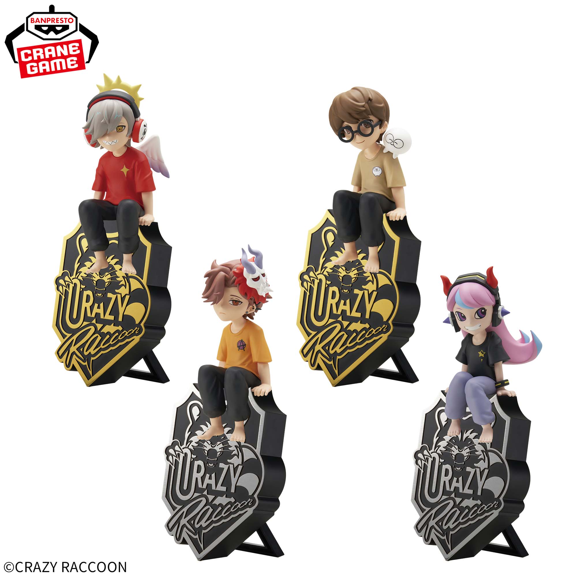 Crazy Raccoon デスクトップフィギュア vol.1