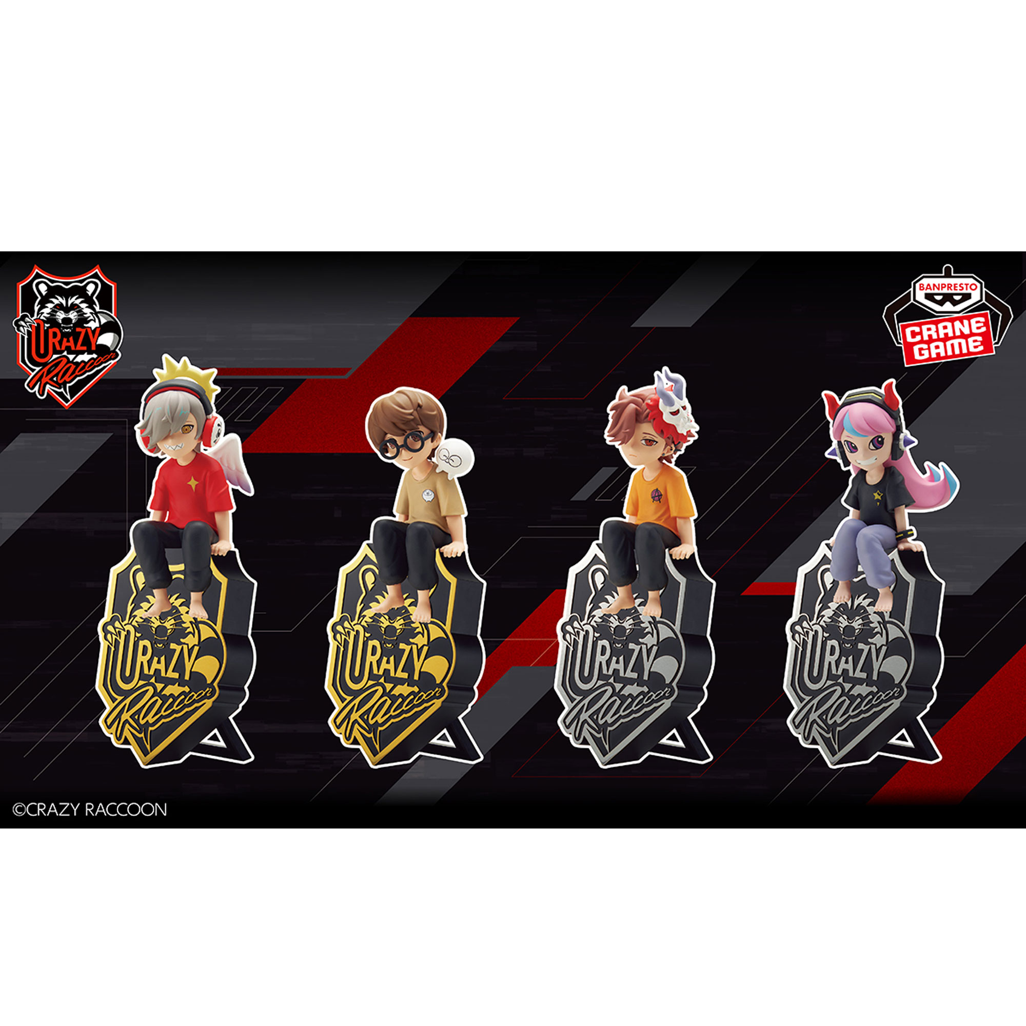 Crazy Raccoon デスクトップフィギュア vol.1