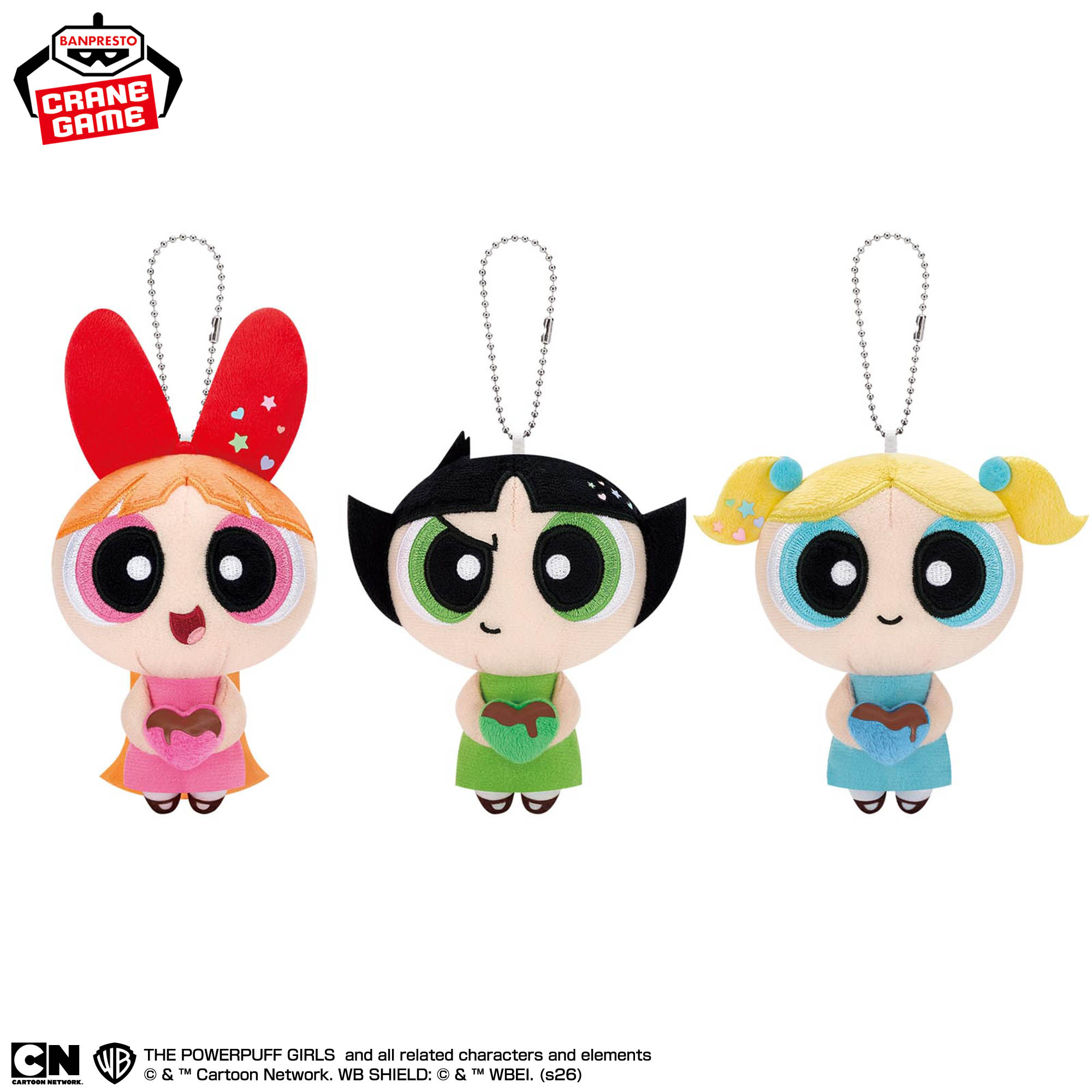 パワーパフ ガールズ カバンに付けられるぬいぐるみ～Sweets Time～