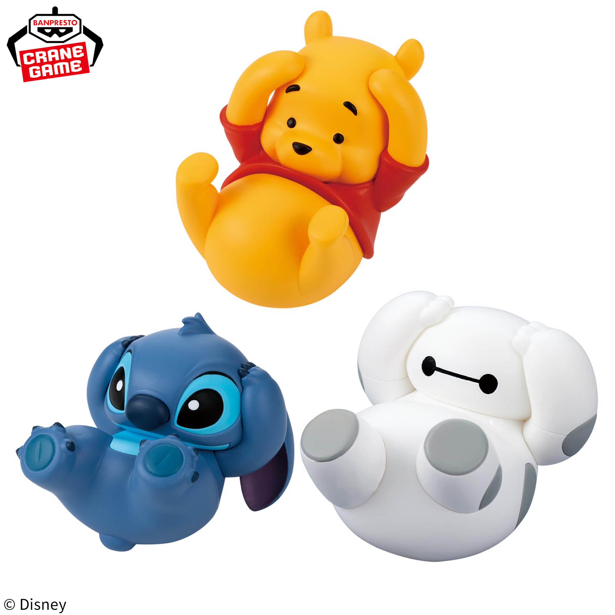 ディズニーキャラクター きゅむころ～プー・スティッチ・ベイマックス～