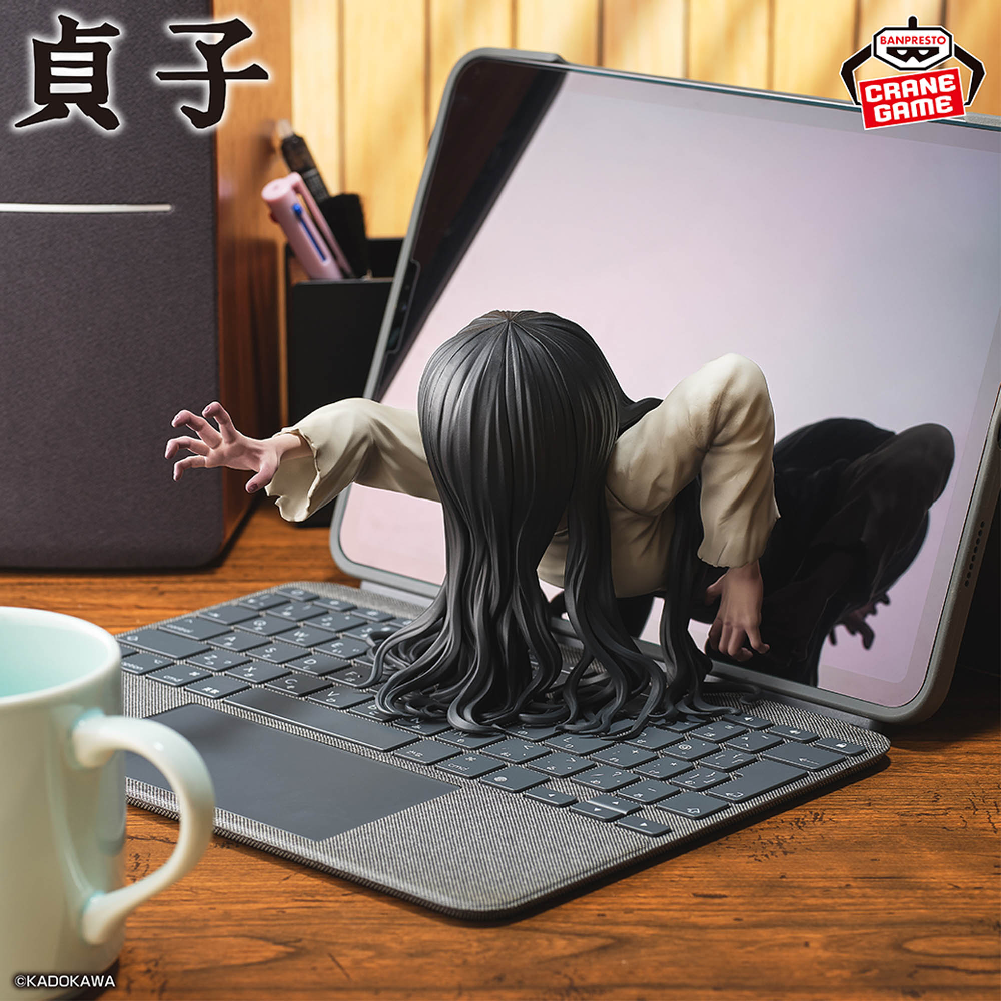 貞子 のろいの胸像フィギュア-貞子-